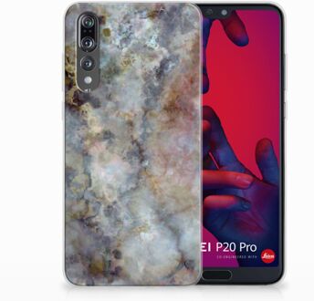 B2Ctelecom Huawei P20 Pro TPU Hoesje Design Marmer Grijs