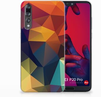 B2Ctelecom Huawei P20 Pro TPU Hoesje Design Polygon Color