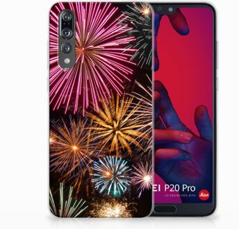 B2Ctelecom Huawei P20 Pro TPU Hoesje Design Vuurwerk