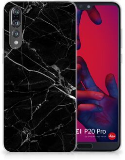 B2Ctelecom Huawei P20 Pro TPU Hoesje Marmer Zwart