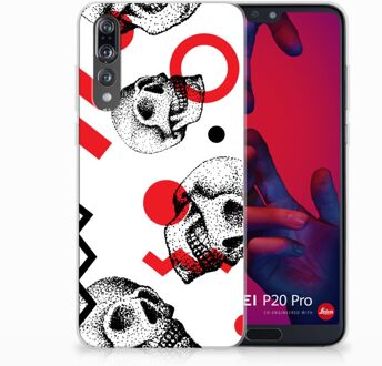 B2Ctelecom Huawei P20 Pro TPU Hoesje Skulls