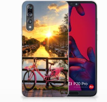 B2Ctelecom Huawei P20 Pro Uniek TPU Hoesje Amsterdamse Grachten