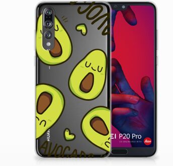 B2Ctelecom Huawei P20 Pro Uniek TPU Hoesje Avocado Singing