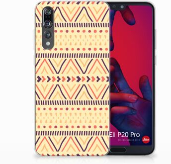 B2Ctelecom Huawei P20 Pro Uniek TPU Hoesje Aztec Yellow