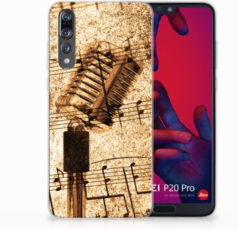 B2Ctelecom Huawei P20 Pro Uniek TPU Hoesje Bladmuziek