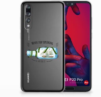 B2Ctelecom Huawei P20 Pro Uniek TPU Hoesje Boho Bottle