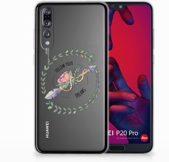 B2Ctelecom Huawei P20 Pro Uniek TPU Hoesje Boho Dreams