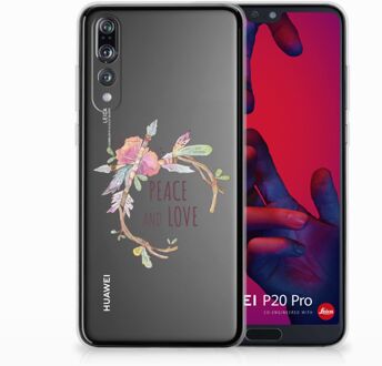 B2Ctelecom Huawei P20 Pro Uniek TPU Hoesje Boho Text