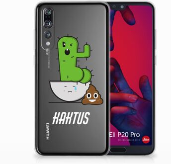 B2Ctelecom Huawei P20 Pro Uniek TPU Hoesje Cactus Poo