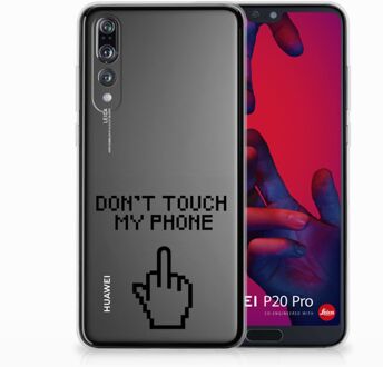 B2Ctelecom Huawei P20 Pro Uniek TPU Hoesje Finger DTMP