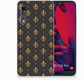 B2Ctelecom Huawei P20 Pro Uniek TPU Hoesje Franse Lelie