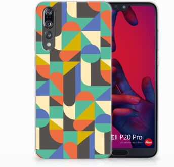 B2Ctelecom Huawei P20 Pro Uniek TPU Hoesje Funky Retro