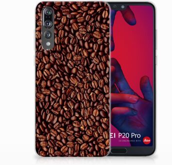 B2Ctelecom Huawei P20 Pro Uniek TPU Hoesje Koffiebonen