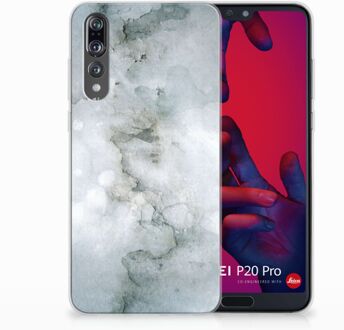 B2Ctelecom Huawei P20 Pro Uniek TPU Hoesje Painting Grey