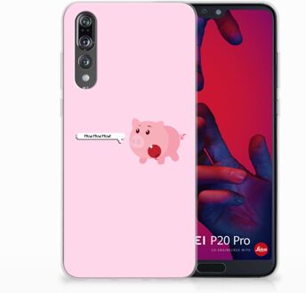 B2Ctelecom Huawei P20 Pro Uniek TPU Hoesje Pig Mud