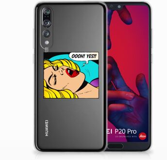 B2Ctelecom Huawei P20 Pro Uniek TPU Hoesje Popart Oh Yes