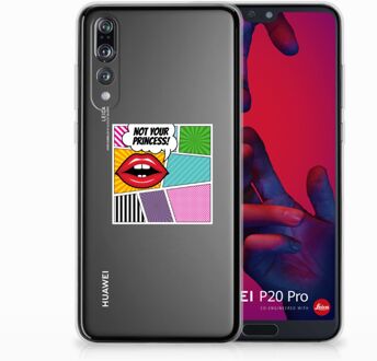 B2Ctelecom Huawei P20 Pro Uniek TPU Hoesje Popart Princess