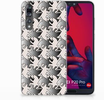 B2Ctelecom Huawei P20 Pro Uniek TPU Hoesje Salamander Grey