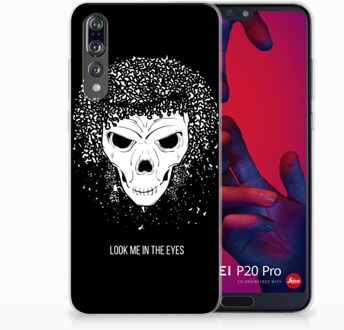 B2Ctelecom Huawei P20 Pro Uniek TPU Hoesje Skull Hair