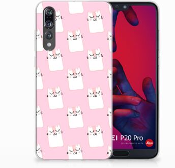 B2Ctelecom Huawei P20 Pro Uniek TPU Hoesje Sleeping Cats