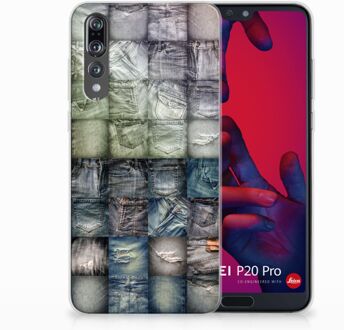 B2Ctelecom Huawei P20 Pro Uniek TPU Hoesje Spijkerbroeken