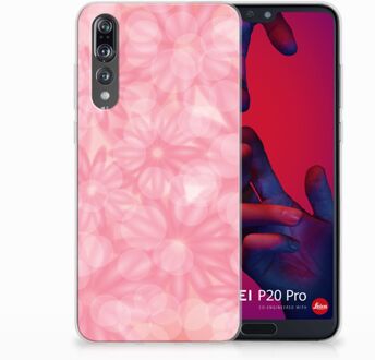 B2Ctelecom Huawei P20 Pro Uniek TPU Hoesje Spring Flowers