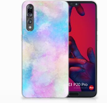 B2Ctelecom Huawei P20 Pro Uniek TPU Hoesje Watercolor Light