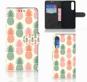 B2Ctelecom Huawei P30 Boekhoesje Design Ananas