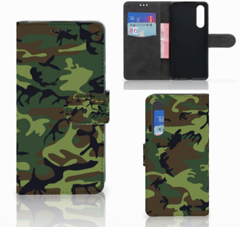 B2Ctelecom Huawei P30 Boekhoesje Design Army Dark