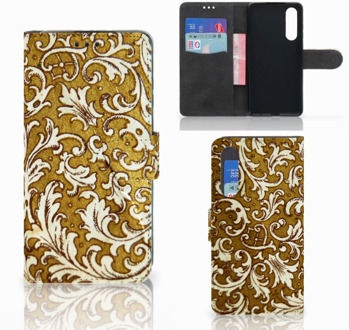 B2Ctelecom Huawei P30 Boekhoesje Design Barok Goud