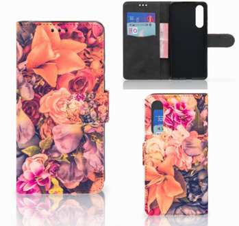 B2Ctelecom Huawei P30 Boekhoesje Design Bosje Bloemen