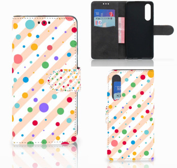 B2Ctelecom Huawei P30 Boekhoesje Design Dots