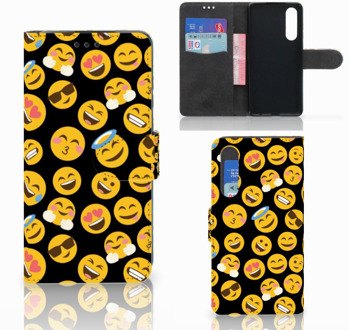 B2Ctelecom Huawei P30 Boekhoesje Design Emoji