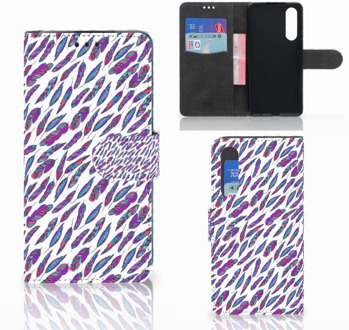 B2Ctelecom Huawei P30 Boekhoesje Design Feathers Color