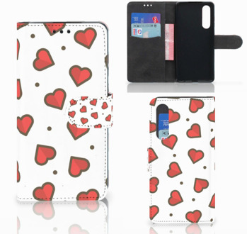 B2Ctelecom Huawei P30 Boekhoesje Design Hearts