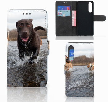 B2Ctelecom Huawei P30 Boekhoesje Design Honden