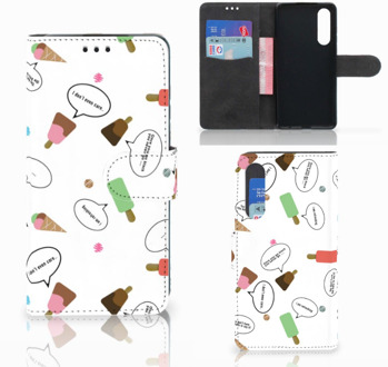 B2Ctelecom Huawei P30 Boekhoesje Design IJsjes