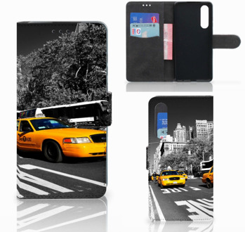 B2Ctelecom Huawei P30 Boekhoesje Design New York Taxi