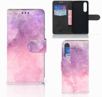 B2Ctelecom Huawei P30 Boekhoesje Design Pink Purple Paint