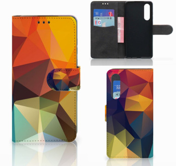 B2Ctelecom Huawei P30 Boekhoesje Design Polygon Color