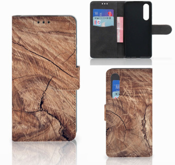 B2Ctelecom Huawei P30 Boekhoesje Design Tree Trunk