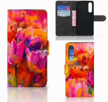 B2Ctelecom Huawei P30 Boekhoesje Design Tulpen