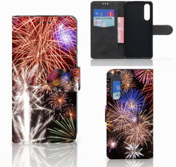 B2Ctelecom Huawei P30 Boekhoesje Design Vuurwerk