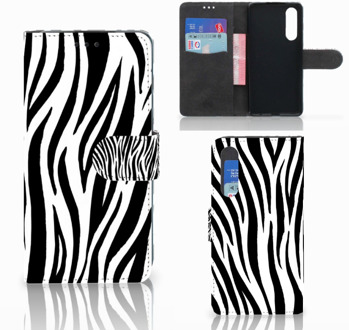 B2Ctelecom Huawei P30 Boekhoesje Design Zebra