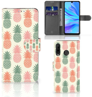 B2Ctelecom Huawei P30 Lite Bookcase Hoesje Design Ananas