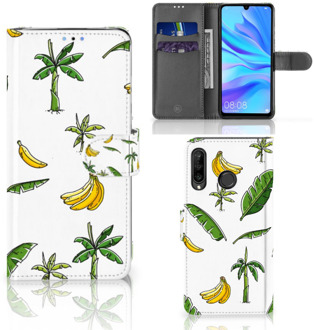 B2Ctelecom Huawei P30 Lite Bookcase Hoesje Design Banana Tree