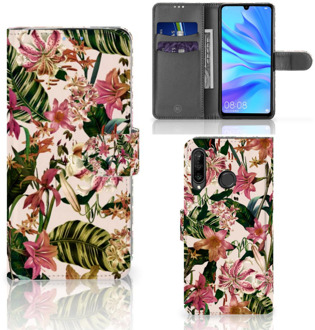 B2Ctelecom Huawei P30 Lite Bookcase Hoesje Flowers