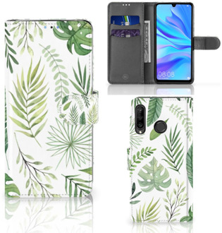 B2Ctelecom Huawei P30 Lite Bookcase Hoesje Leaves