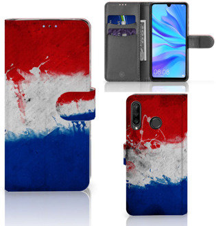 B2Ctelecom Huawei P30 Lite Bookcase Hoesje Nederlandse Vlag