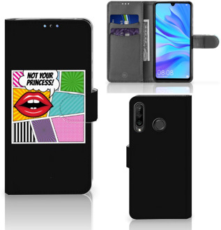 B2Ctelecom Huawei P30 Lite Bookcase Hoesje Popart Princess